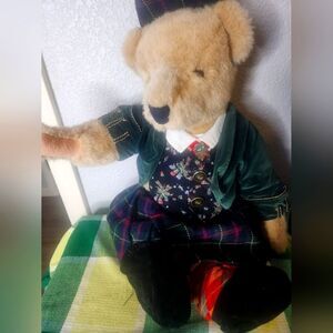 NABCO A Highland Fling Cornelius Muggy Vanderbear Plush Bear 20" Scottish Dance